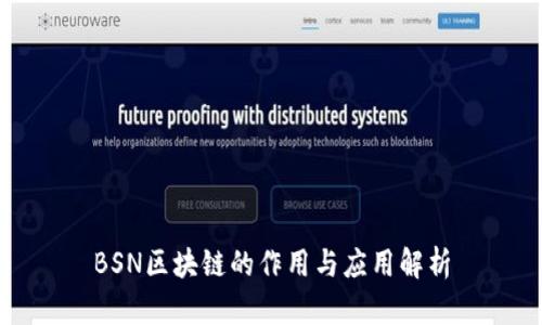 BSN区块链的作用与应用解析