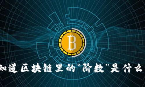 你知道区块链里的“阶数”是什么吗？