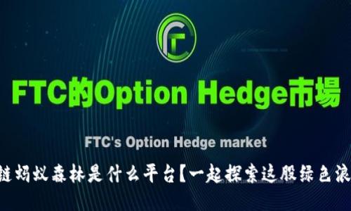 区块链蚂蚁森林是什么平台？一起探索这股绿色浪潮吧！