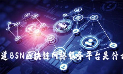 你知道BSN区块链网络服务平台是什么吗？