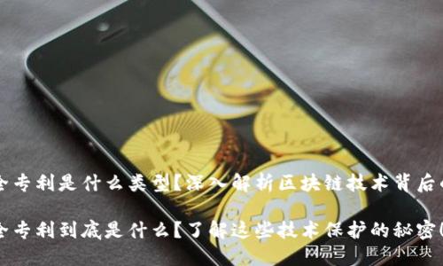 区块链安全专利是什么类型？深入解析区块链技术背后的安全创新

区块链安全专利到底是什么？了解这些技术保护的秘密！