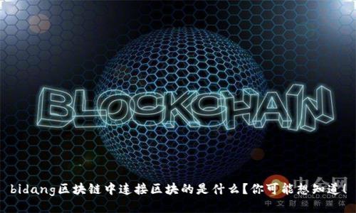 bidang区块链中连接区块的是什么？你可能想知道！